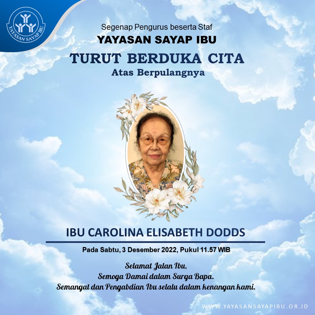 Read more about the article Turut Berduka Cita atas Wafatnya Ibu Carolina Elisabeth Dodds